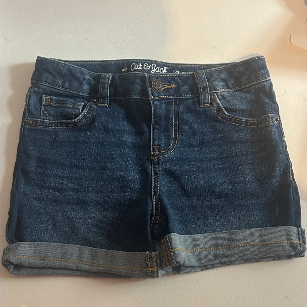 Cat & Jack Super Stretch Denim Shorts